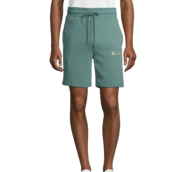True Religion Fleece Sweatshorts Sage Brush - Picture 1 of 4